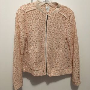 Lauren Conrad blush lace jacket
